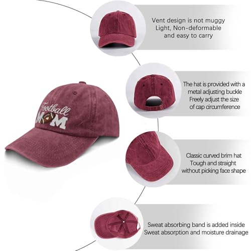 INVULNERABLE Funny Trucker Hat Embroidered Hat Baseball Cap Hats Men Funny Hats Women - color: Football