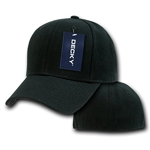 DECKY Fitted Cap - color: Black, size: 7 1/2