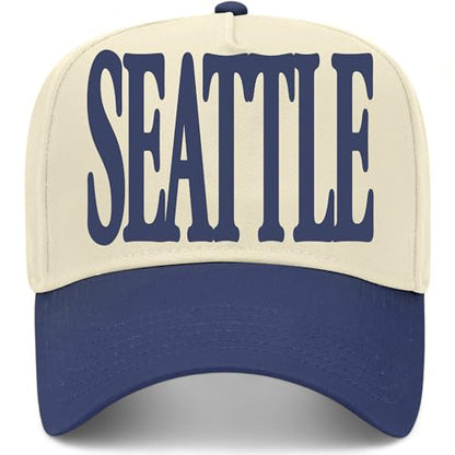 BROTHER TRUCKERS Seattle Hat - color: Navy/Natural