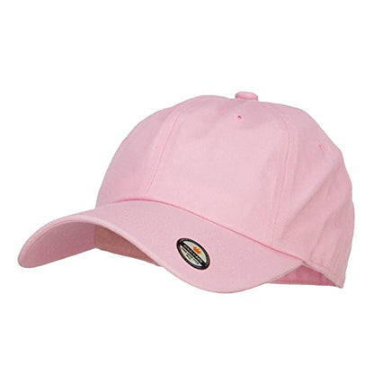 Nissi Unstructured Cotton Twill Washed Cap - color: Lt Pink