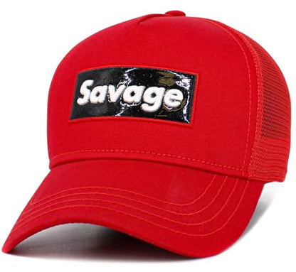 KBETHOS Praying Hands Rosary Dad Hat Baseball Cap Unconstructed Polo Style Adjustable Unisex - color: Red Black Savage Mesh