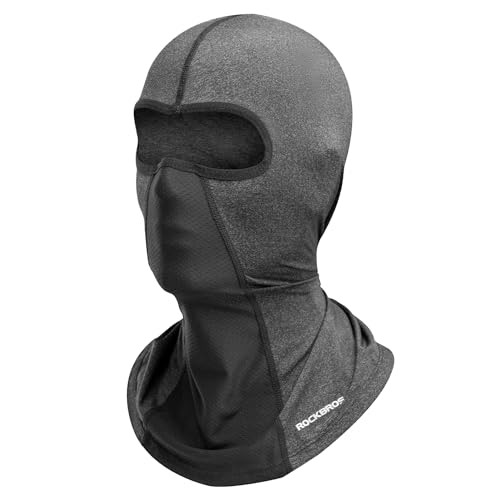 ROCKBROS Balaclava Face Mask Men Women Breathable Windproof Summer Cooling - color: Grey 4