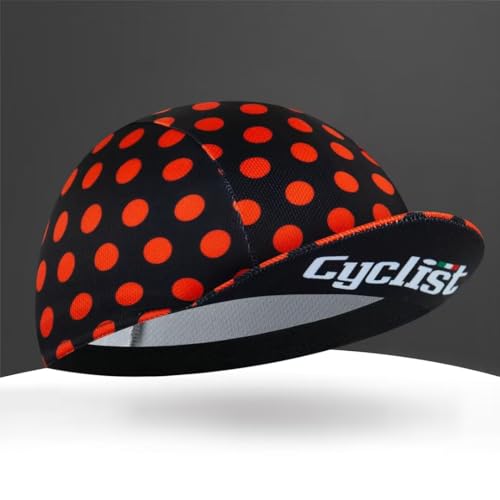 Cycling Cap for Man and Woman Cycling Hat Under Helmet-Polyester Breathable Sweat Absorbent - color: Bplan-17