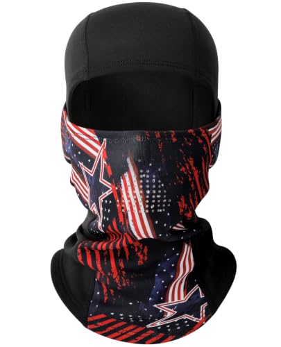 AOPREL Balaclava Ski Mask for Men Winter Face Mask Breathable & Thermal Winter Balaclava Women for Cold Weather Outdoor - color: Usa Flag