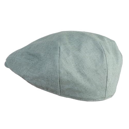 e4Hats.com Men's Linen Summer Ivy Cap - color: Slate, size: Medium-Large