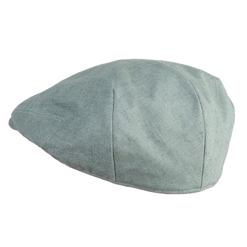 e4Hats.com Men's Linen Summer Ivy Cap - color: Slate, size: XX-Large-3X-Large