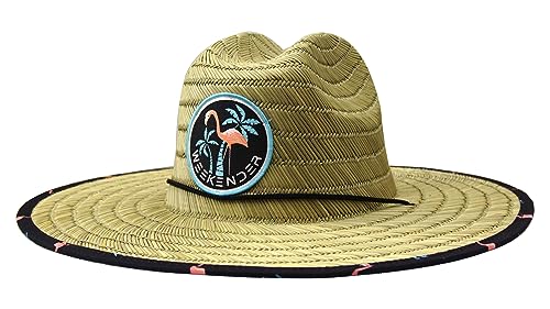 Weekender Flamingo Palms Straw Hat
