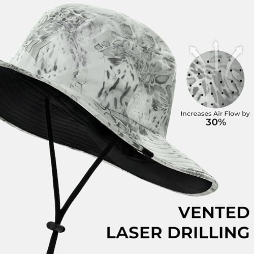KastKing Sol Armis UPF 50 Boonie Hat for Sun Protection,Men Women - color: Prym1 Glacier Fade