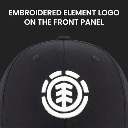 Element Unisex Adult Element Baseball Hat, Adult Flex Fit Active Sport Cap with Curved Brim - color: Black