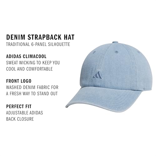 adidas Womens Saturday Cap Casual - Black - color: Light Blue Denim/Denim