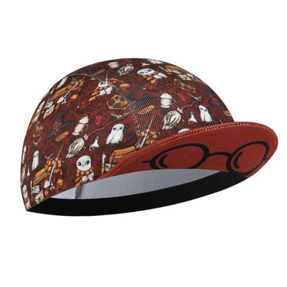 Cartoon Cycling Cap for Man and Woman Cycling Hat Under Helmet-Polyester Breathable Sweat Absorbent - color: Cart-1