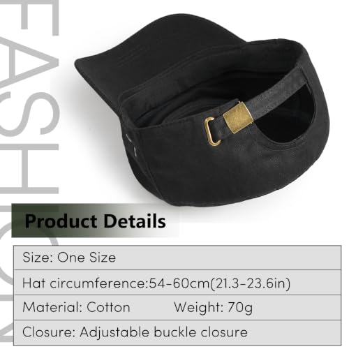 Unisex Basic Cadet Army Caps Everyday Military Style Hat - color: Black 2