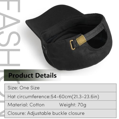 Unisex Basic Cadet Army Caps Everyday Military Style Hat - color: Black 2