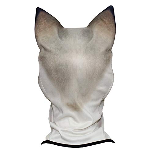 WTACTFUL 3D Animal Ears Balaclava, Breathable Face Mask for Halloween - color: Ragdoll Cat Meb-37