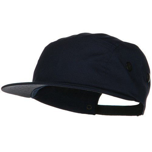 e4Hats.com 5 Panel Camouflage Twill Cap - color: Navy
