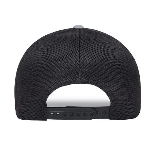 Flexfit 110 Mesh Cap One Size - color: Heather/Black, size: One Size