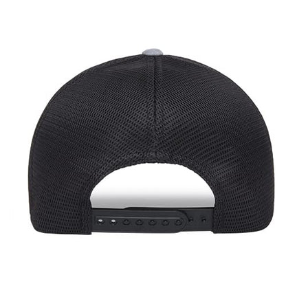 Flexfit 110 Mesh Cap One Size - color: Heather/Black, size: One Size