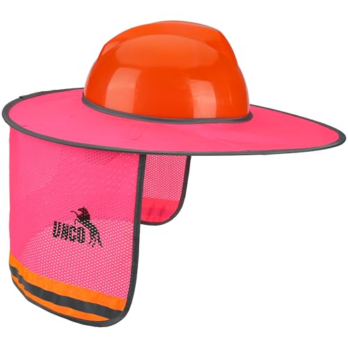 UNCO- Hard Hat Sun Shield, Pink - color: Pink, size: 1 Pack