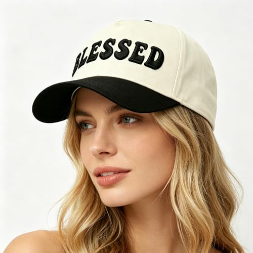 Vintage Canvas Embroidery Funny Hats Put It On My Husband's Tab Hat Adjustable Baseball Cap for Men Women - color: Blessed Black