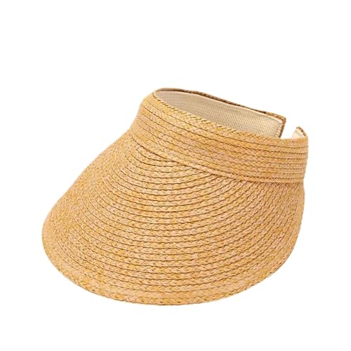 Handmade Straw Sun Visor for Women, The Island Visor, Summer Straw Hat Natural