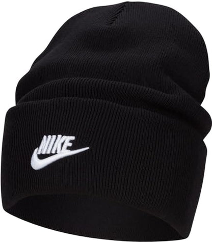 Nike Unisex-Adult Unisex Nike Sportswear Cuffed Beanie Utility - color: Black/White