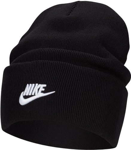 Nike Unisex-Adult Unisex Nike Sportswear Cuffed Beanie Utility - color: Black/White
