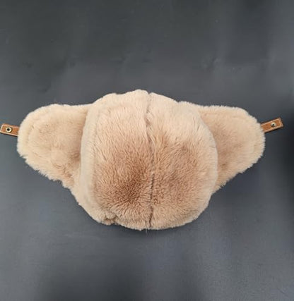 Women Winter Trapper Hat Ushanka Warm Sherpa Beanie Knit Ear Flap - color: Khaki