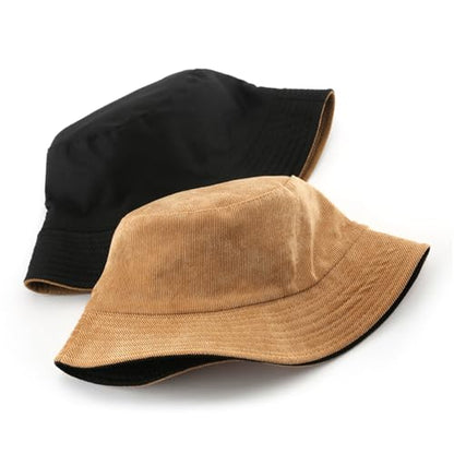 Reversible Double-Side-Wear Solid Color Bucket Hat Packable Sun Hat Fishing Cap for Women Men Outdoor Beach Travel - color: Pink