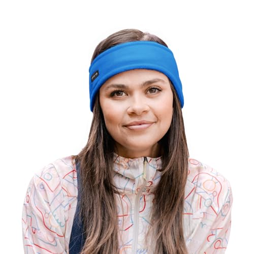 Turtle Fur Bang Band - Warm Headbands for Men and Women - color: Blue