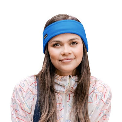 Turtle Fur Bang Band - Warm Headbands for Men and Women - color: Blue