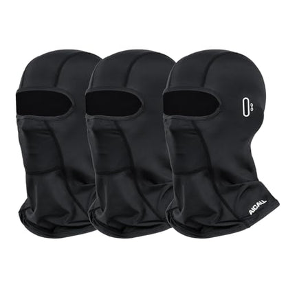 Balaclava Ski Mask Waterproof Anti-Fogging Windproof Winter Gear Thermal Face Mask for Men Women - color: Black 3