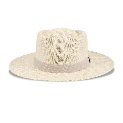 Dockers Men's Straw Fedora and Panama Hat - color: Textured Khaki, size: Large-X-Large