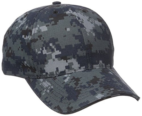 Tru-Spec Head Gear Adjustable Ball Cap Polyester Cotton Rip-Stop - color: Midnight Digital