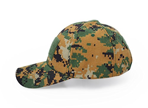 UltraKey Military Tactical Operator Cap, Outdoor Army Hat Hunting Camouflage Baseball Cap - color: Jungle Digital