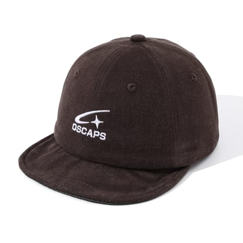 Short Brim Baseball Cap Casual Cadet Caps Flat Bill Dad Hats Trucker Hat Lightweight Umpire Hat Hip Hop Dancing Hats - color: Mg-dym25122-coffee