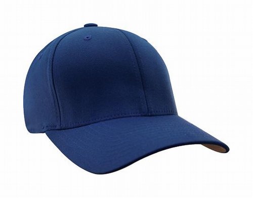 Youth Cotton Blend Cap With Custom Embroidery by Flexfit - color: Royal, size: One Size