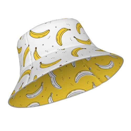 Bucket Hat Double-Side-Wear Reversible Sun Hat Beach Travel Hiking for Women Men - color: A06