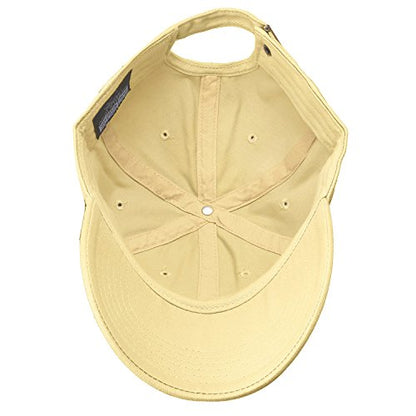 Falari Classic Baseball Cap Dad Hat 100% Cotton Soft Adjustable Size - color: Light Yellow