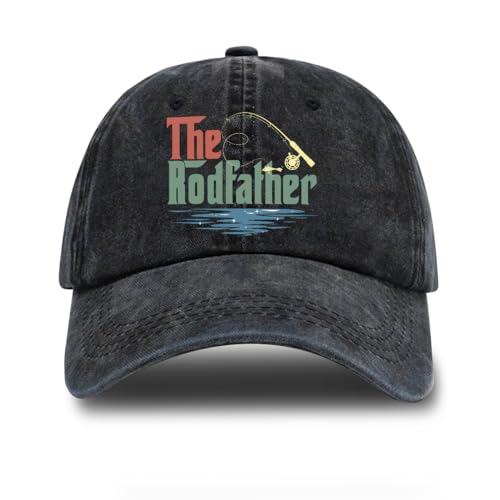 Fishing Adjustable Cotton Baseball Cap, Funny Trucker Hat Gift for Men Women Grandpa Dad Fishing Lover Fisherman - color: D