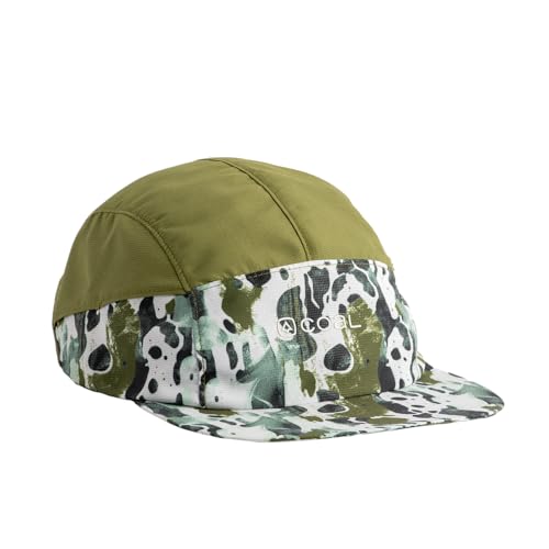 Coal Headwear Rambler Tech 5 Panel Cap Hat - Lightweight Ripstop Nylon, Moisture Wicking, Adjustable - Outdoor Performance - color: Olive Camo