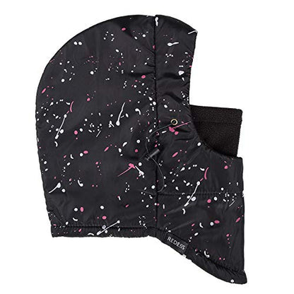 REDESS Winter Windproof Hat, Unisex Children Heavyweight Balaclava, Ski Mask with Thick Warm Fleece Face Cover - color: Point Black