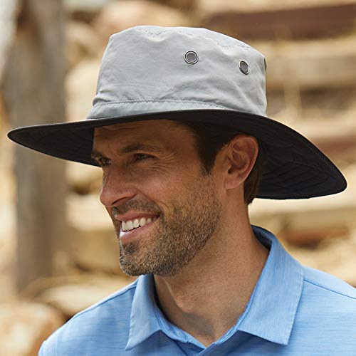 Dorfman Pacific Co. Men's Dimensional Brim Boonie - color: White, size: Small-Medium