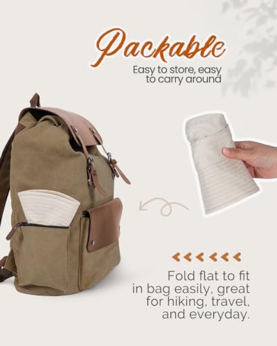 2-in-1 Womens Bucket Sun Hats, Sun Visor Hat, UPF 50+ Wide Brim, Ponytail-Friendly, Packable, Hiking Outdoor - color: Beige