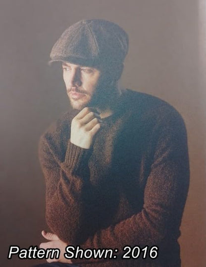 Failsworth Carloway Harris Tweed Baker Boy Cap, Brown Herringbone - color: 2022 Herringbone Grey, size: Medium