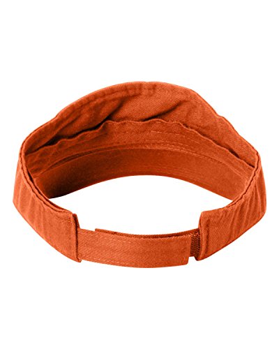 Go All Out The Hell I Won't Bucket Ponytail Visor Embroidered Cap Dad Hat - color: Orange