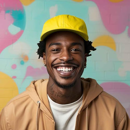 DALIX Baseball Cap Dad Hat Plain Men Women Cotton Adjustable Blank Unstructured Soft - color: Gold