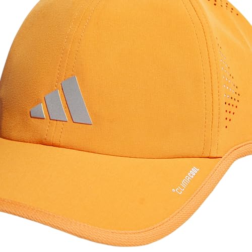 adidas Men's Superlite Hat - color: Pure Orange/Silver Metallic/White/3