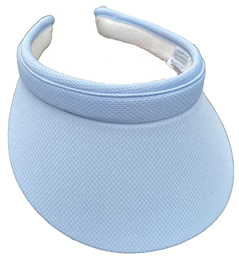 Generic Womens Slip-on Visor - color: Light Blue (Knit Fabric)