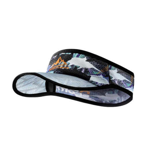 Sport Sun Visor Hats for Men Women Headsweats Sunvisor Cap for Men Women Sun Visors for Running, Golf, Tennis, Softball - color: Blue-fish (Towel Cloth)