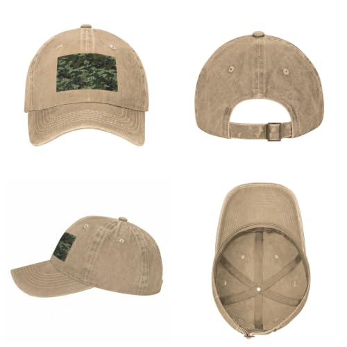 Vintage Washed Baseball Cap for Men Women Adjustable Golf Dad Hat Black - color: Natural